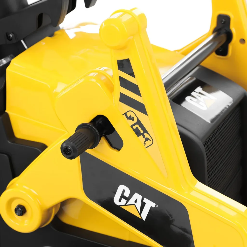 Buldoexcavator cu baterie - CAT BACKHOE GALBEN - imagine 10