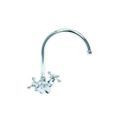 Baterie bucatarie retro crom