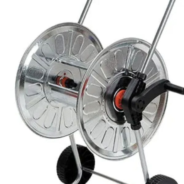 Carucior Tambur Zincat, Furtun 1/2 80 m, 3/4 50 m - imagine 2