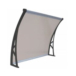 Alternative view of Copertina usa intrare policarbonat fumuriu 240 x 100 cm