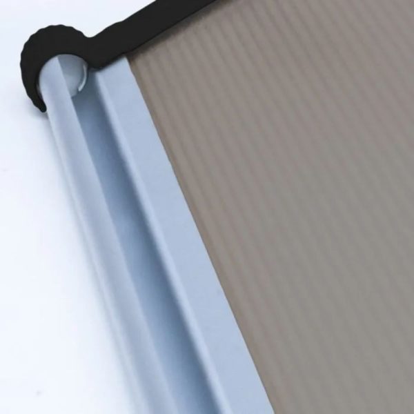 Copertina usa intrare policarbonat fumuriu 300 x 120 cm - imagine 5