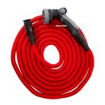 Furtun gradina extensibil bamboo rosu 2.5-7.5 m