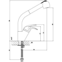 Alternative view of Baterie Bucatarie cu dus extractabil