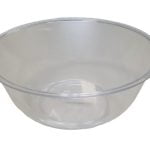 Bol din plastic alimentar transparent, capacitate 4 l