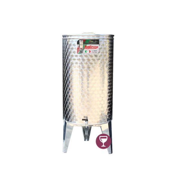 Butoi pentru vin Italinox cu Capac Flotant 145 L