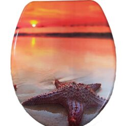 Alternative view of Capac WC Duroplast Soft-Close si buton cu sistem de apasare stea de mare