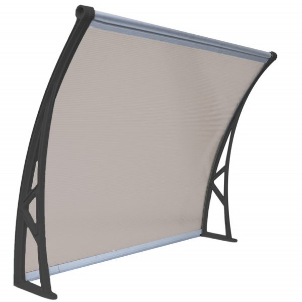 Copertina usa intrare policarbonat fumuriu 300 x 100 cm - imagine 3