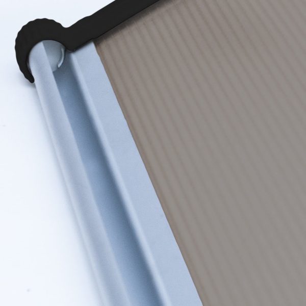 Copertina usa intrare policarbonat fumuriu 300 x 100 cm - imagine 5