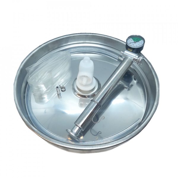 Kit pneumatic cu capac din inox