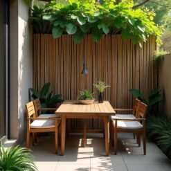 Gard din Bambus Natural pentru mai multa intimitate