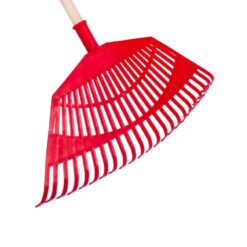 Greblă extra lată roșie pentru frunze