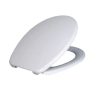Capac WC Duroplast Soft-Close si buton cu sistem de apasare alb - imagine 3