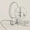 Capac WC Duroplast Soft-Close si buton cu sistem de apasare alb - imagine 4