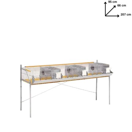 Cusca Reproducere si Fatare Iepuri 3 module Amur