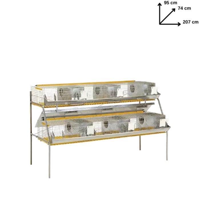 Cusca Reproducere si Fatare Iepuri 6 module Volga