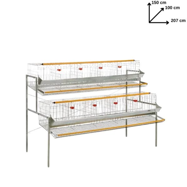 Cusca Suprapozabila 32 module pentru iepuri cu picioare reno