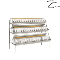 Cusca suprapozabila 48 module pentru iepuri cu picioare congo
