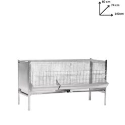 Cușcă crestere pui, 143 x 74 x 80 cm