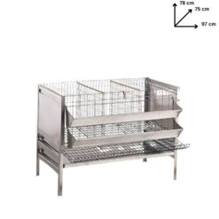 Cusca pentru Gaini Ouatoare, 97 x 75 x 78 cm