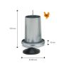 Hranitoare circulara din tabla zincata 18 Kg (22 L) - imagine 2