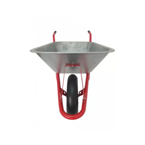 Roaba pentru constructii si gradinarit, cuva tabla zincata, capacitate 100 litri - imagine 4