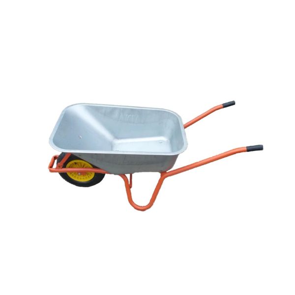 Roaba pentru constructii si gradinarit, cuva tabla zincata, capacitate 100 litri - imagine 2