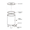 Butoi Inox 300 L cu fund conic 10° - imagine 2
