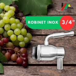 Robinet Inox 3/4" pentru Butoi Inox