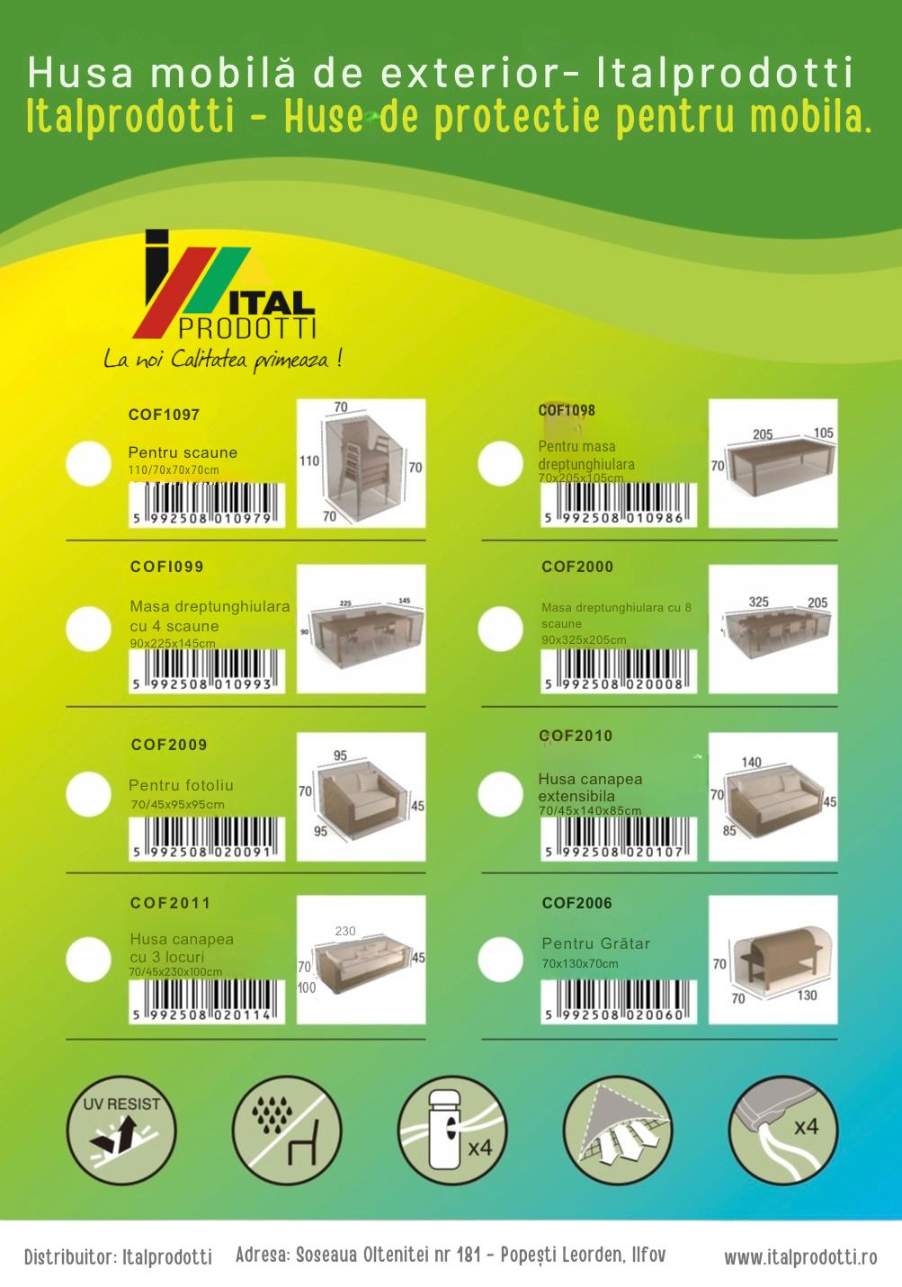 Husa Mobilier Scaune 70x70x110 cm - imagine 5