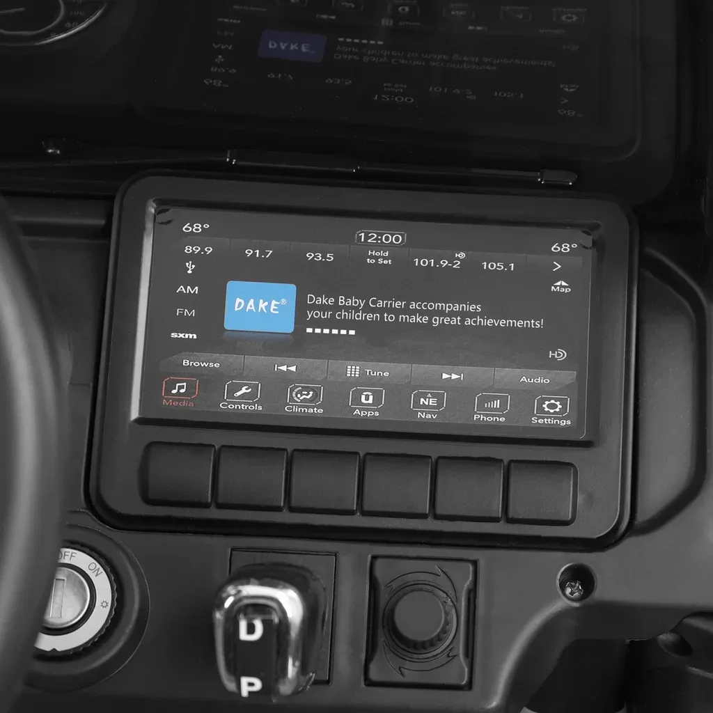 Masina de jucarie cu baterie - JEEP WRANGLER RUBICON RED - imagine 6