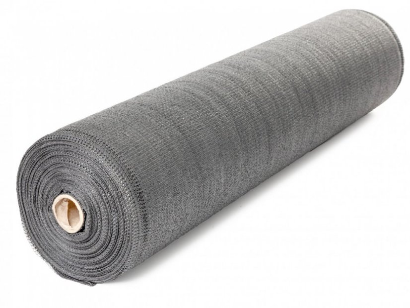 Plasa Umbrire Culoare Antracit 2 x 10 m, Grad de Umbrire 80 gr/m2, Tratata UV - imagine 2