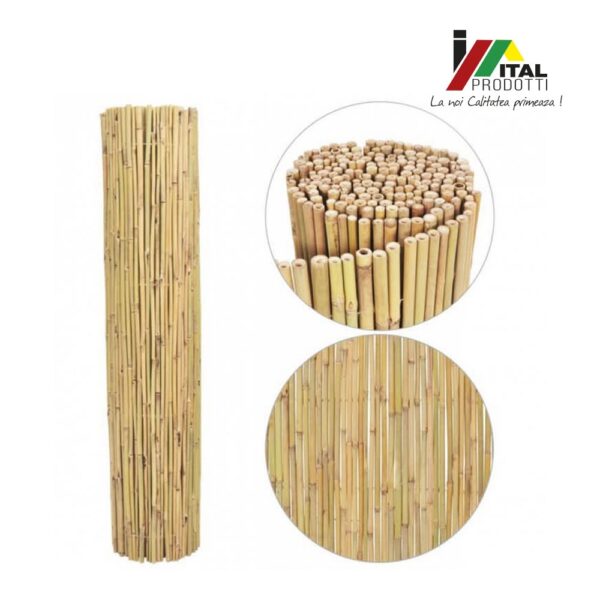 Gard din Bambus Natural 1.5 x 5 m