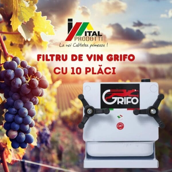 Filtru Vin Grifo cu 10 placi din metal