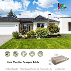 Husa Mobilier Canapea Tripla 230x70x100 cm