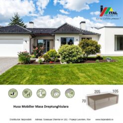 Husa Mobilier Masa Dreptunghiulara 205x105x70 cm