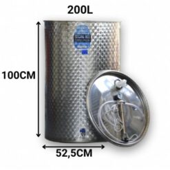 Alternative view of Cisterna Inox Vin 200 L, Toscana Inox
