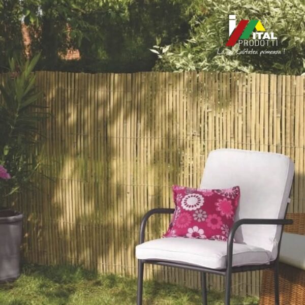 Gard din Bambus Natural 1.5 x 5 m - imagine 6