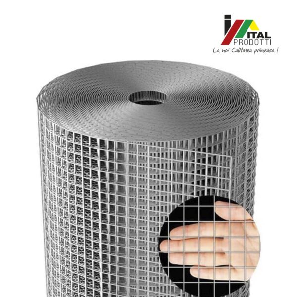 Plasa Sarma Galvanizata, rola 1x10 metri, ochiuri 12.7x12.7mm, grosime 1 mm - imagine 5