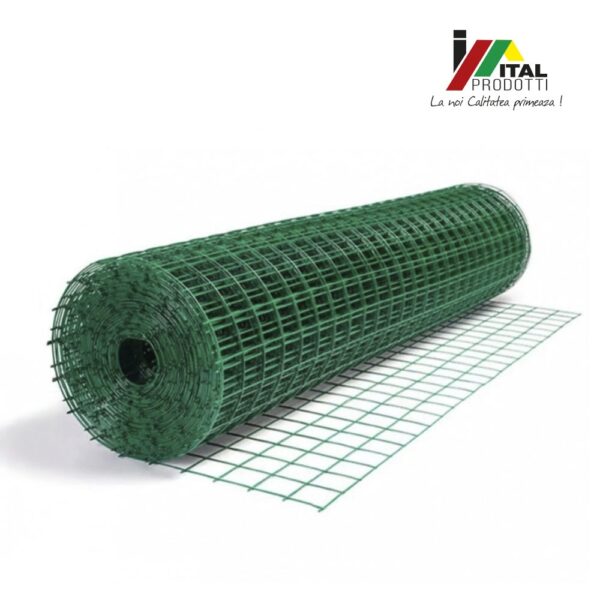 Plasa Rabitz Plastifiata 1x25 m, Ochiuri 12.7 mm - imagine 2