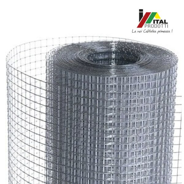 Plasa Sarma Galvanizata, rola 1x10 metri, ochiuri 12.7x12.7mm, grosime 1 mm - imagine 2