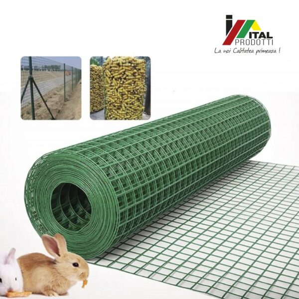 Plasa Rabitz Plastifiata 1x25 m, Ochiuri 12.7 mm - imagine 5
