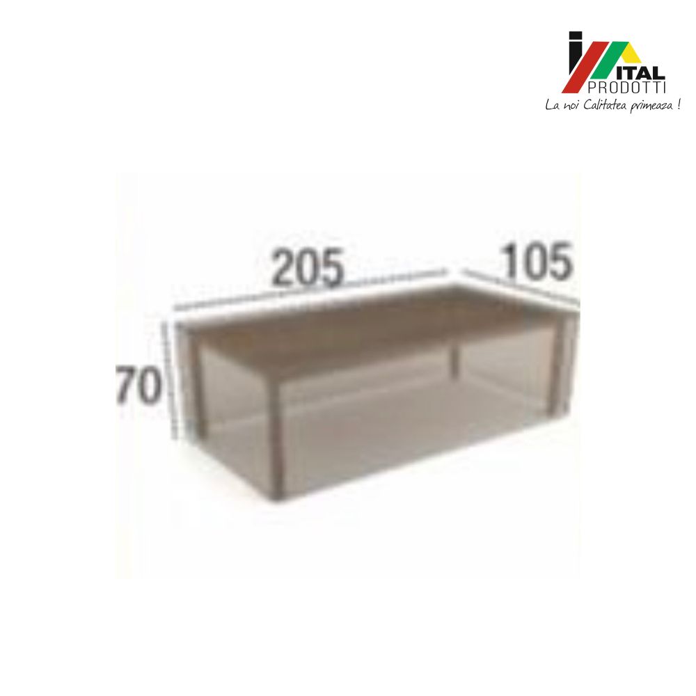 Husa Mobilier Masa Dreptunghiulara 205x105x70 cm - imagine 2