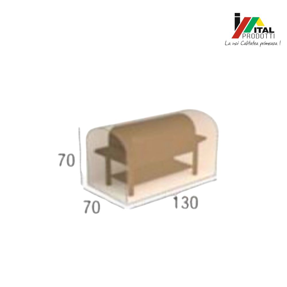 Husa Mobilier Gratar Mare 70x70x130 cm - imagine 2