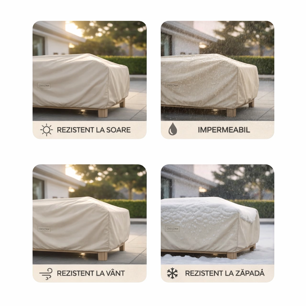 Husa Mobilier Scaune 70x70x110 cm - imagine 3