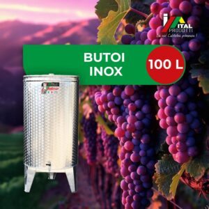 Butoi de Inox pentru Vin 100 L, Italinox