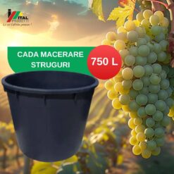 Cada/ Butoi Plastic 750 L, Fabricat Italia