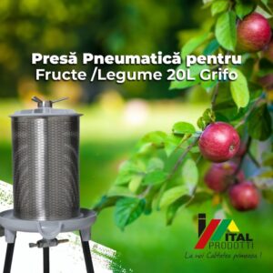Presa Pneumatica pentru Fructe/Legume 20 L, Grifo