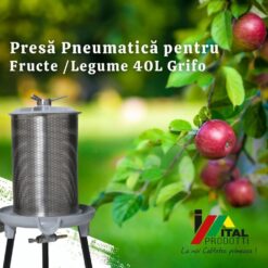 Presa Pneumatica pentru fructe/legume 40 L, Grifo